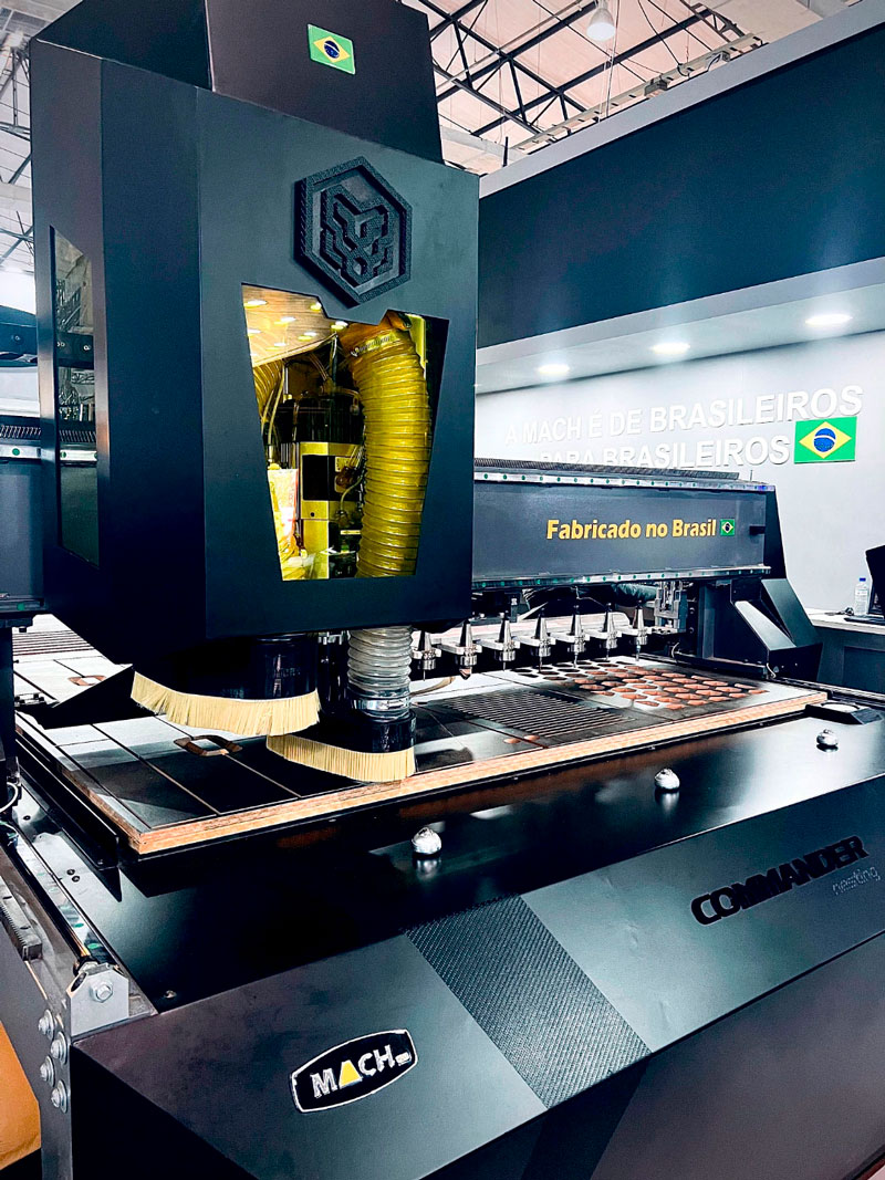 Mach Commander Nesting, máquina CNC de nossa marcenaria